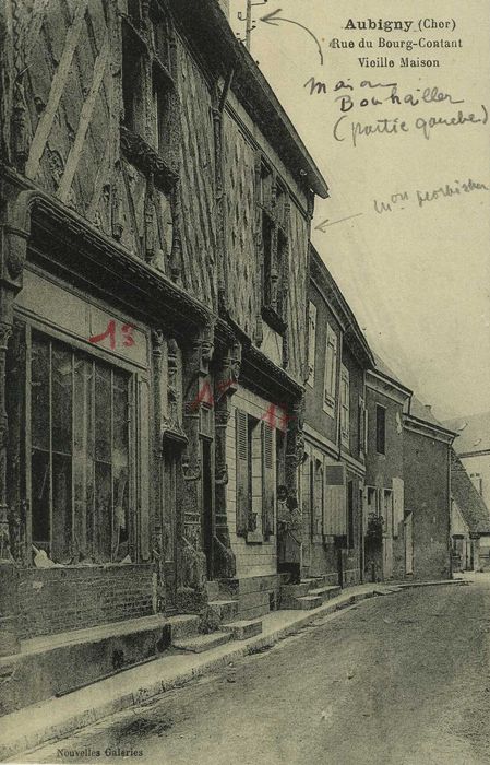 Maison, dite du Bailli : Façades sur rue, vue générale