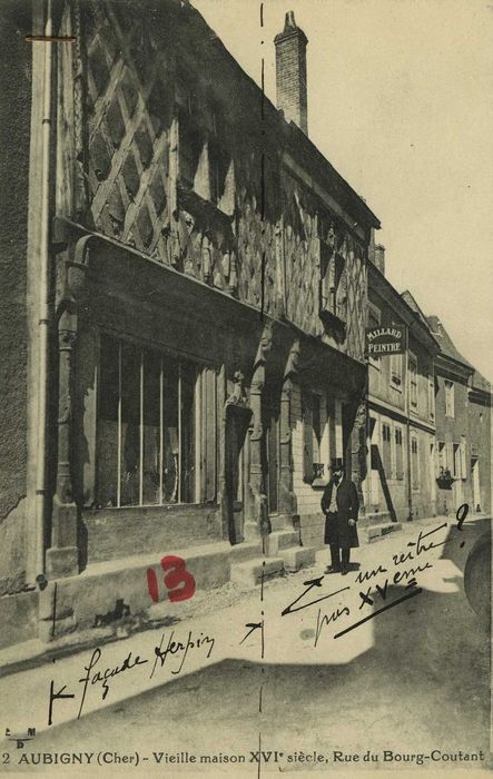 Maison, dite du Bailli : Façades sur rue, vue générale