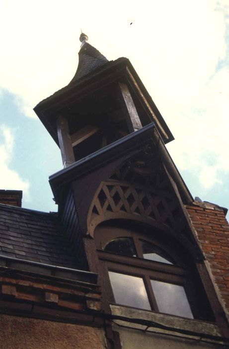 Maison dite Maison Bourdoiseau : Détail du balcon d’angle sud-ouest