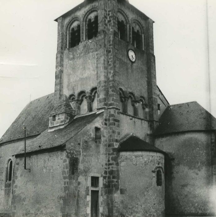 Eglise Saint-Ludre : Ensemble sud-est, vue partielle