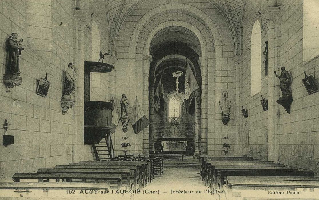 Eglise Saint-Ludre : Nef, vue générale