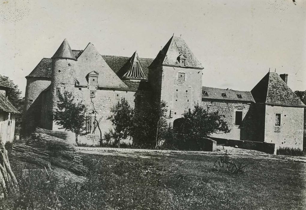 Château de Buranlure : Ensemble ouest, vue générale