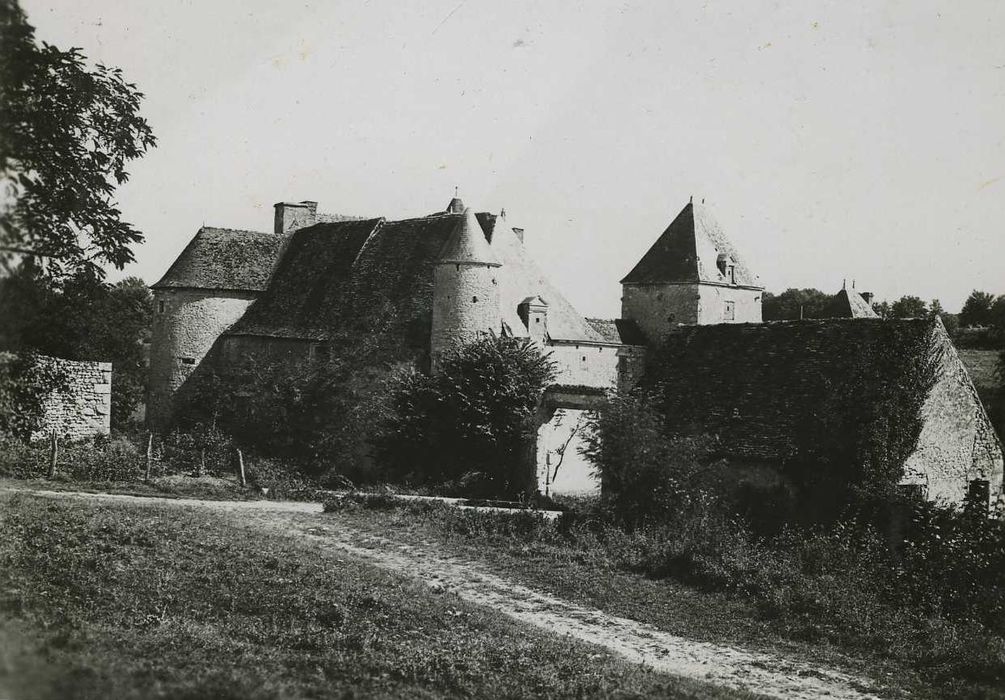 Château de Buranlure : Ensemble nord-ouest, vue générale