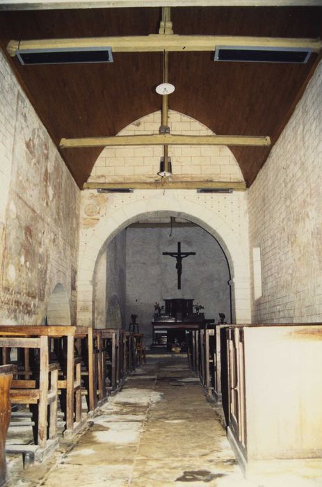 Eglise du prieuré Saint-Germain de La Celle : Nef, vue générale