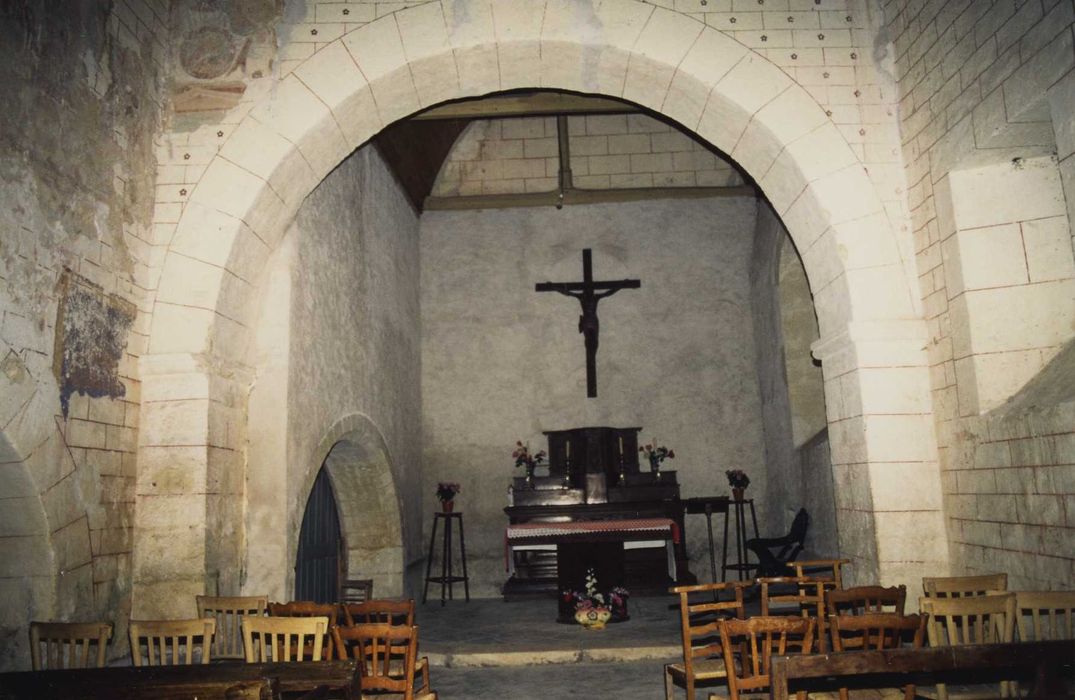 Eglise du prieuré Saint-Germain de La Celle : Choeur, vue générale