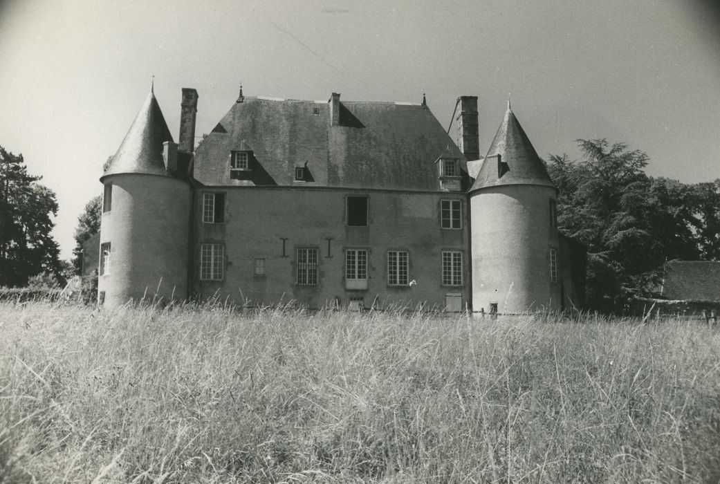 Château de Villiers : Façade nord, vue générale