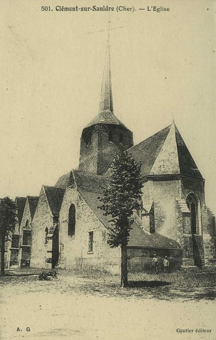 Eglise Saint-Etienne : Ensemble sud-est, vue générale