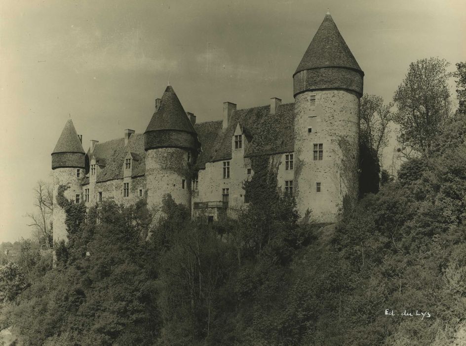 Château : Ensemble sud-est, vue générale