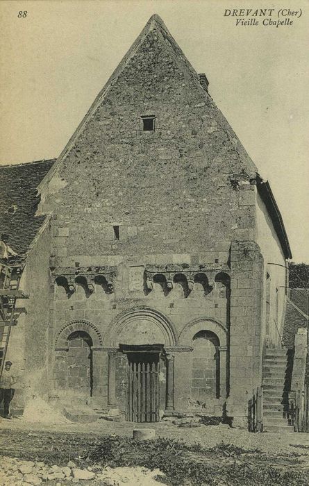 Ancienne chapelle : Façade occidentale, vue générale