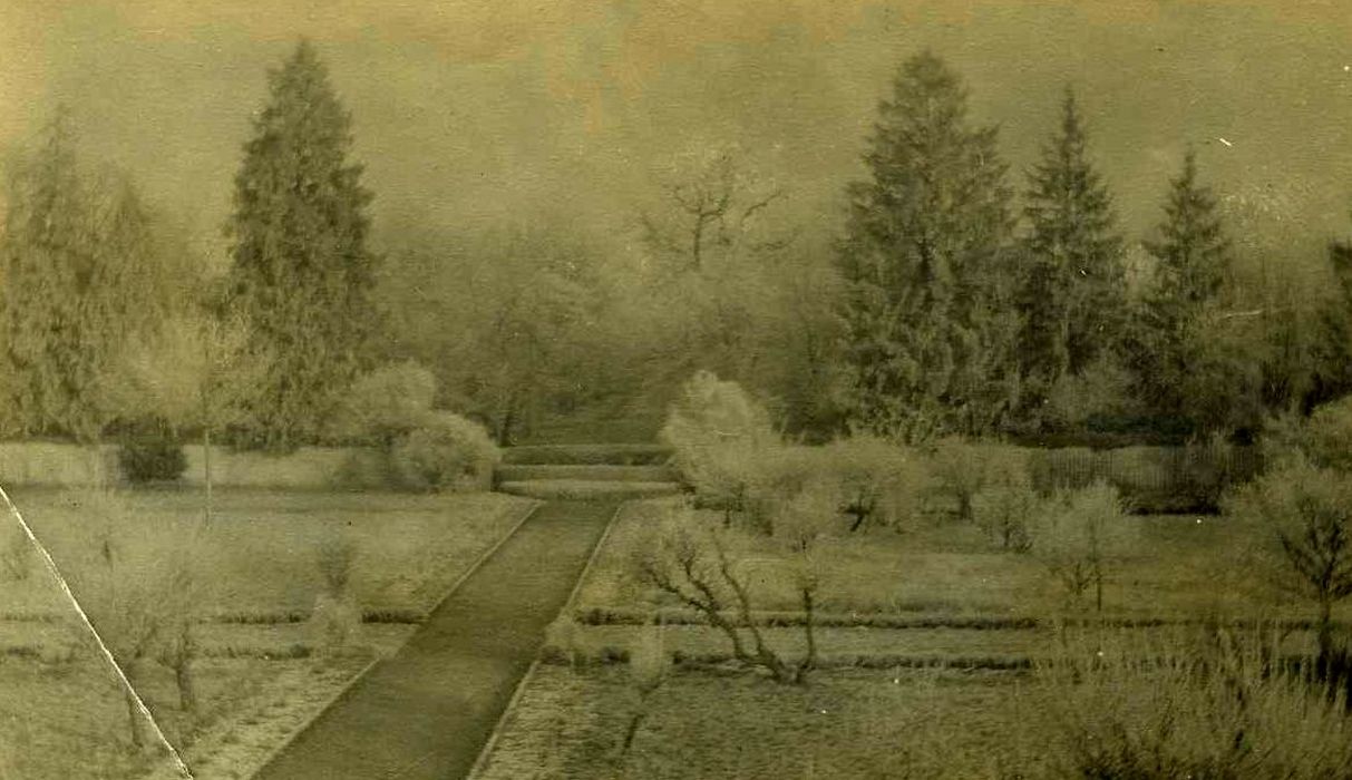 Château de Bois-Bouzon : Jardin nord, vue générale