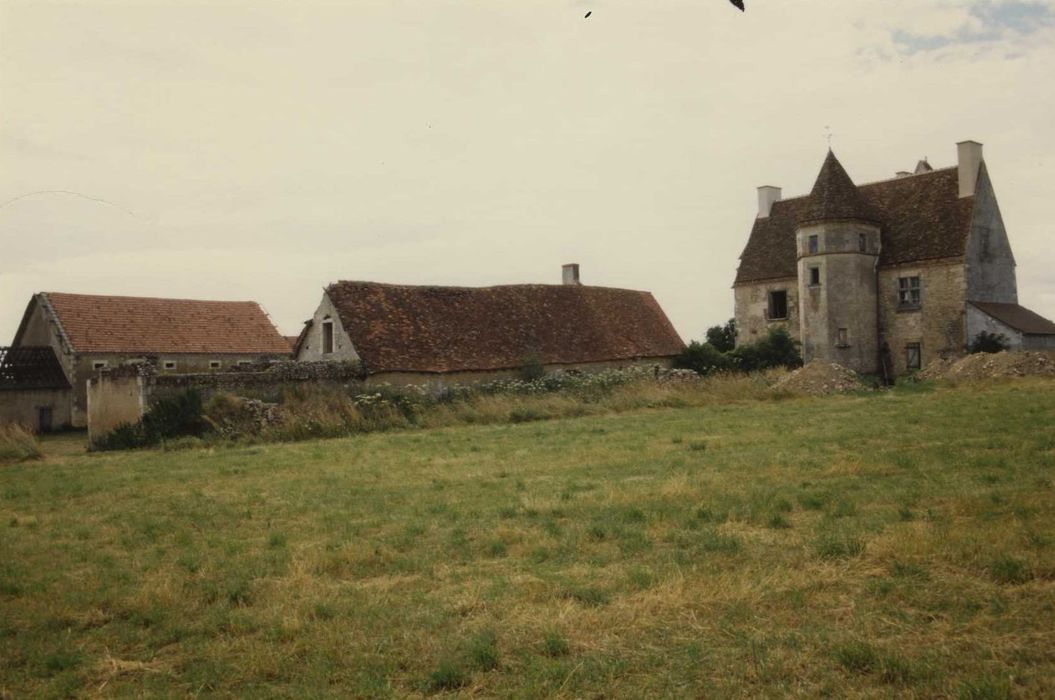 Manoir de Chezelles : Ensemble nord-ouest, vue générale