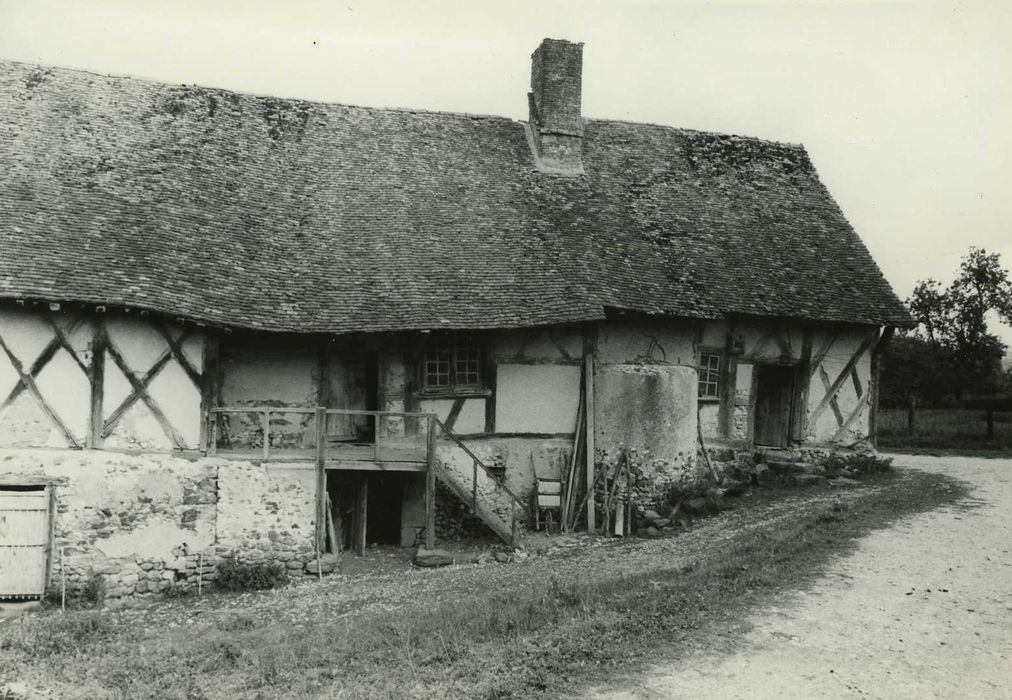 Ancienne maison de tisserands : Façade sud, vue partielle