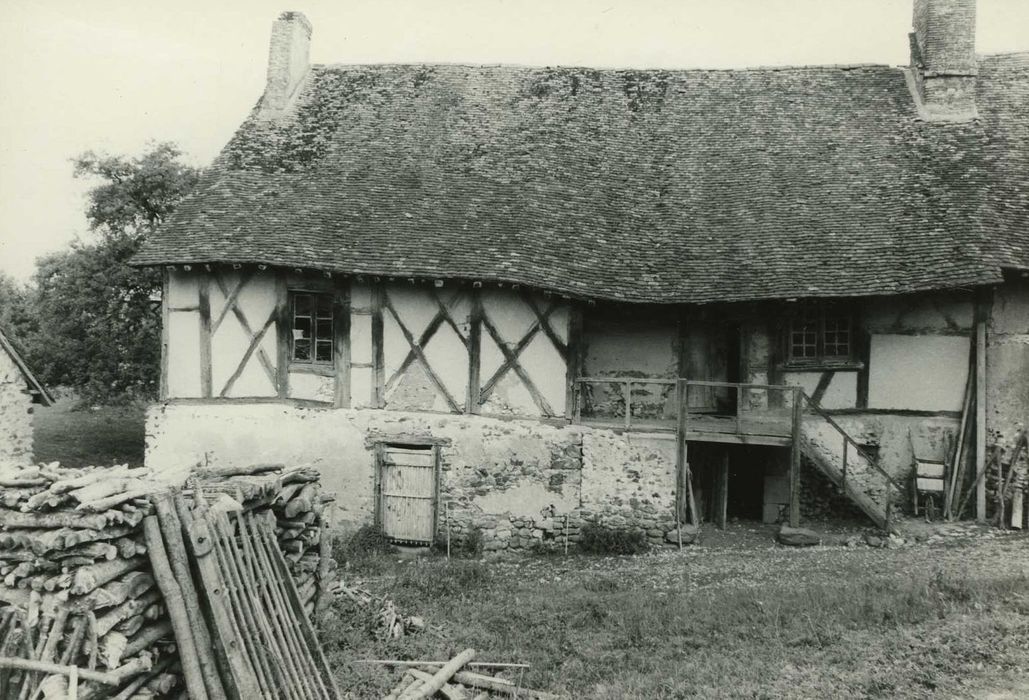 Ancienne maison de tisserands : Façade sud, vue partielle