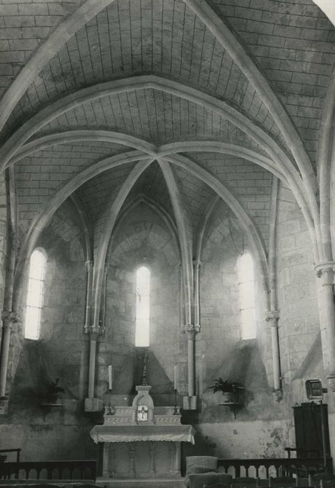 Eglise Saint-Paxent : Choeur, vue générale