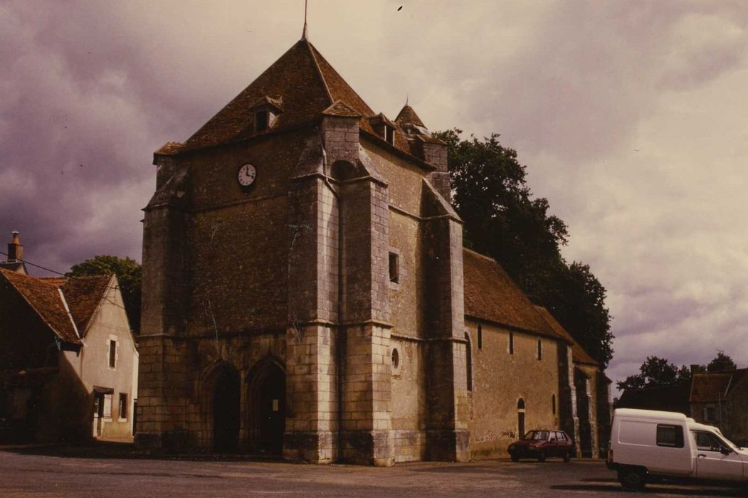 Eglise Saint-Baudel : Ensemble sud-ouest, vue générale