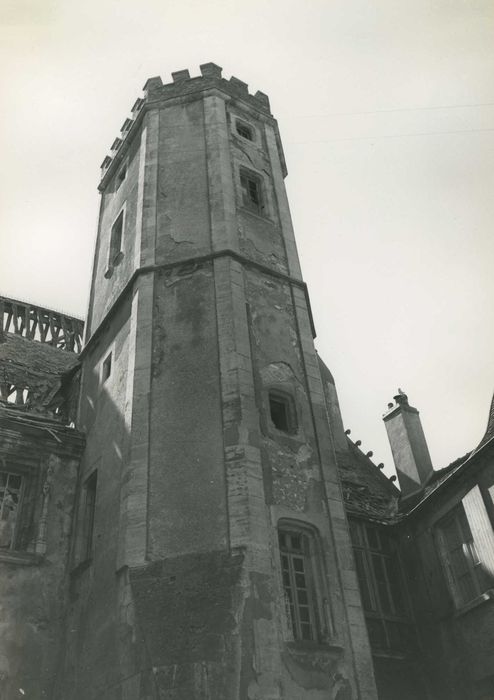 Maison Farnault : Façade ouest, vue partielle