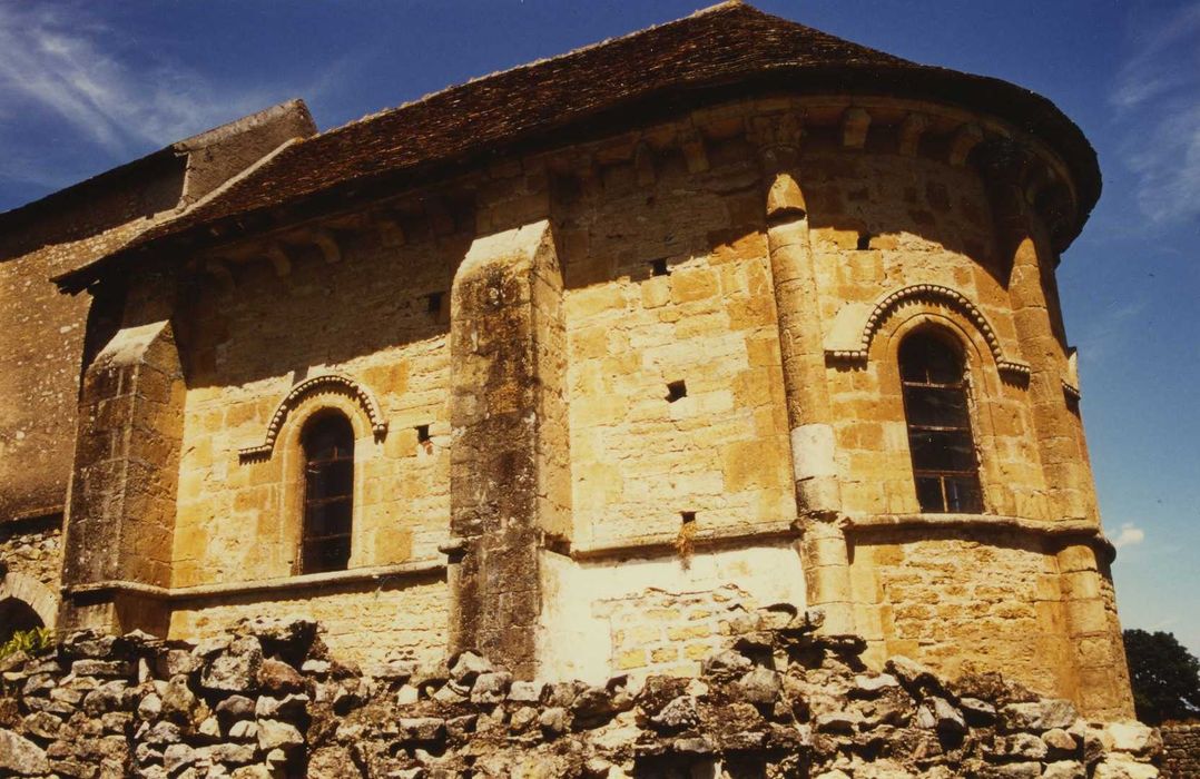 Eglise Notre-Dame : Chevet, élévation sud, vue générale