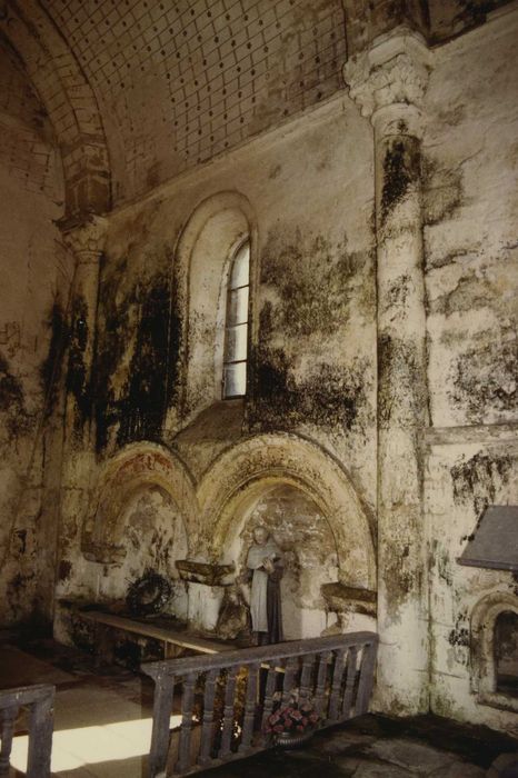 Eglise Notre-Dame : Choeur, mur sud, vue générale