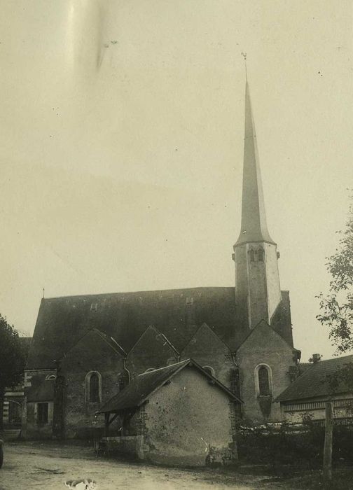 Eglise Saint-Georges : Façade latérale nord, vue générale