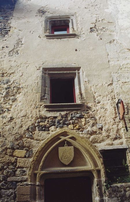 Maison dite des Archers : Façade sud sur rue, vue partielle