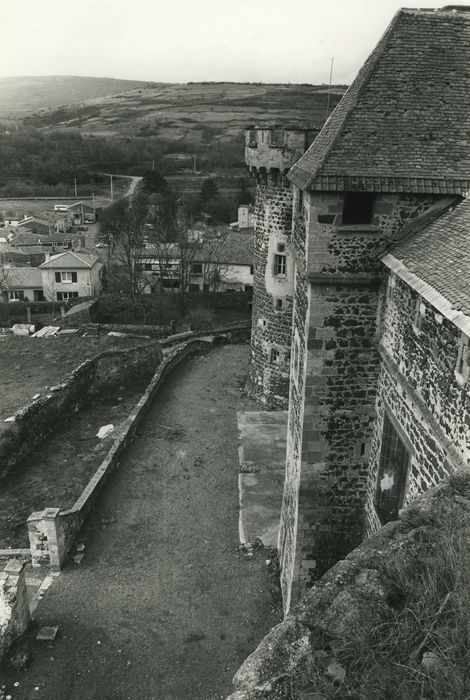 Château fort : Ensemble ouest, vue partielle