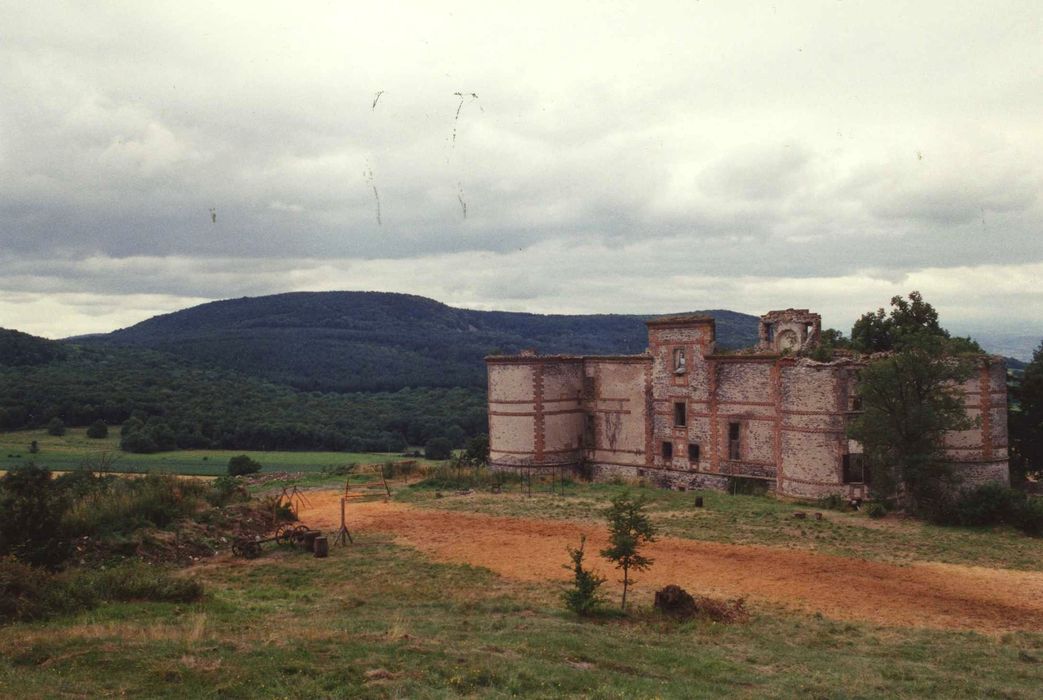 Château de la Chaux-Montgros : Ensemble est, vue générale
