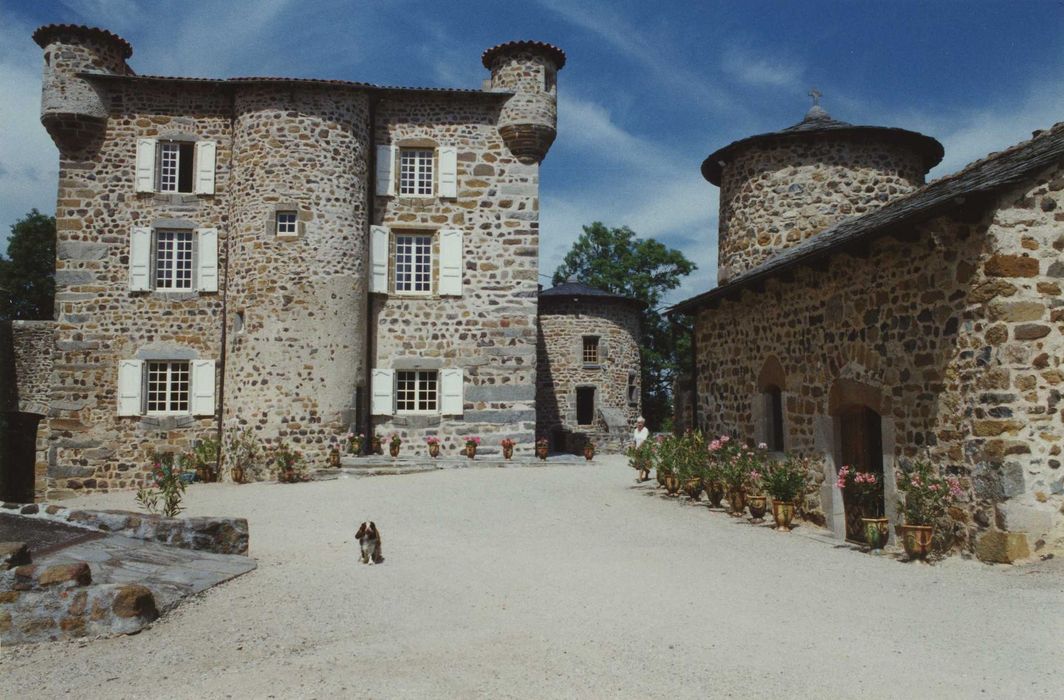 Château de Mercuret : Façade sud, vue générale