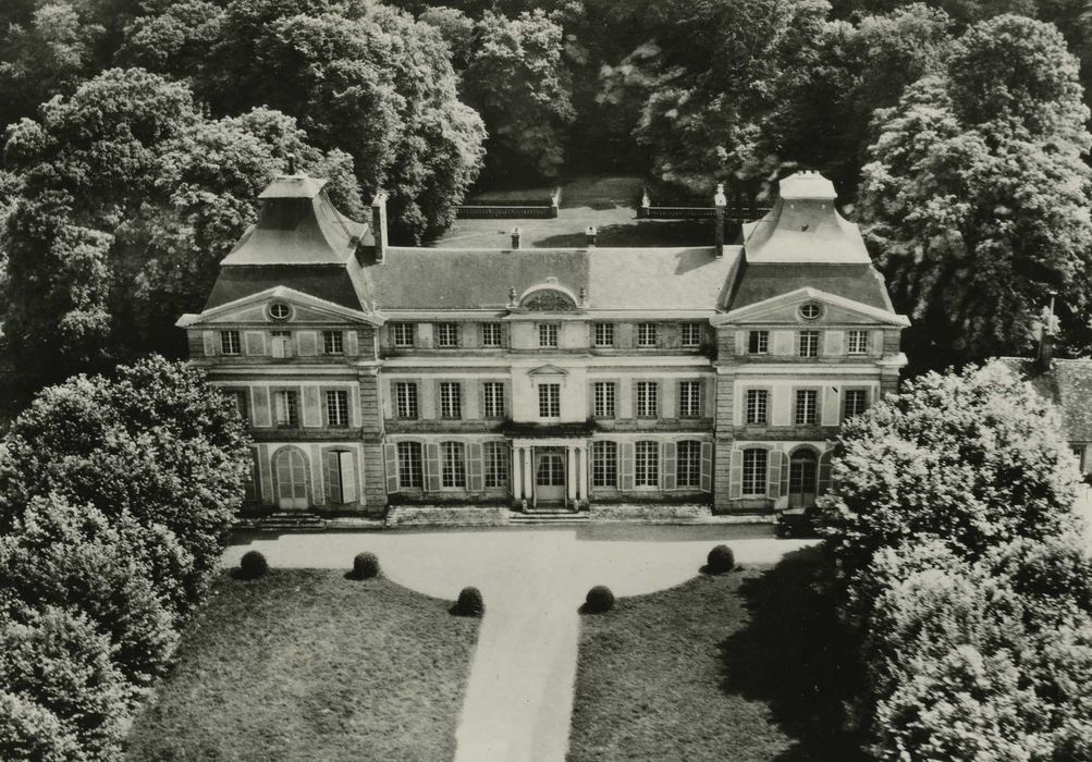 Château de la Hallière : Vue aérienne, ensemble nord, vue générale