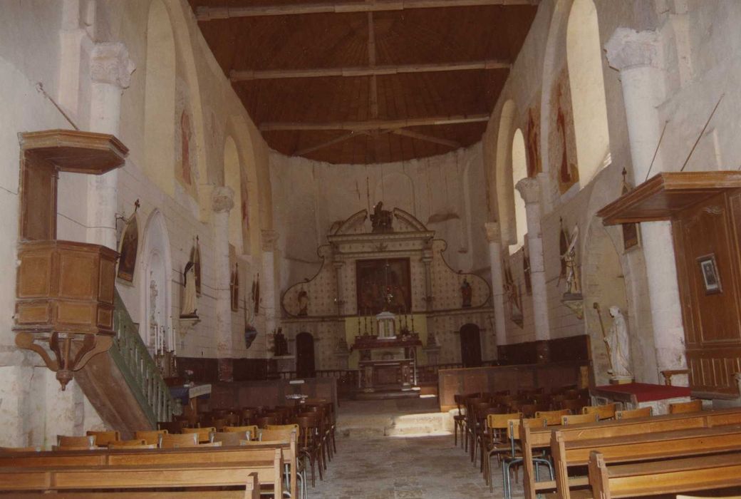 Eglise Saint-Martin : Nef, vue générale