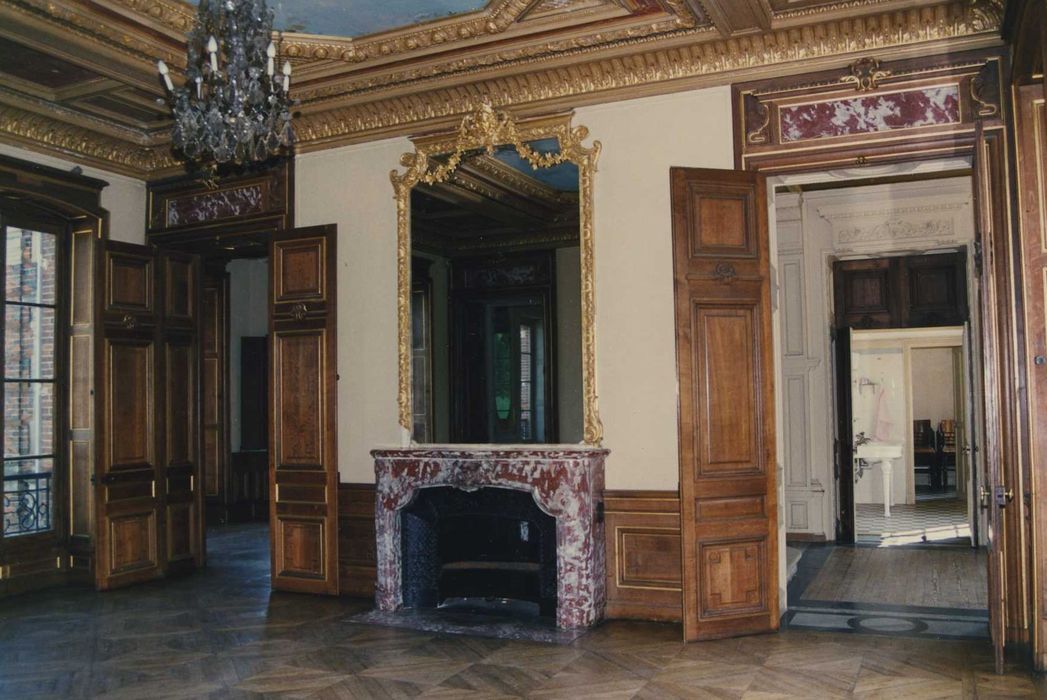 Château : Salle de billard, vue partielle