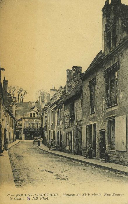 Maisons : Façades sur rue, vue générale