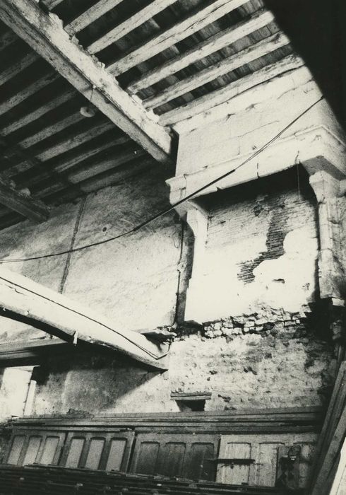 Ancienne abbaye du Bois : Cheminée monumentale, vue générale