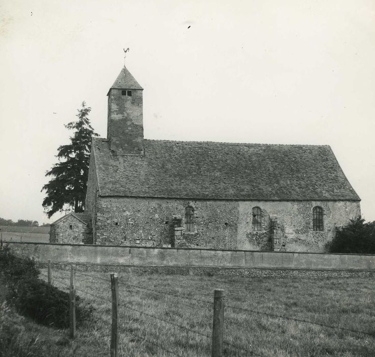 Chapelle Saint-Sulpice : Façade latérale sud, vue générale