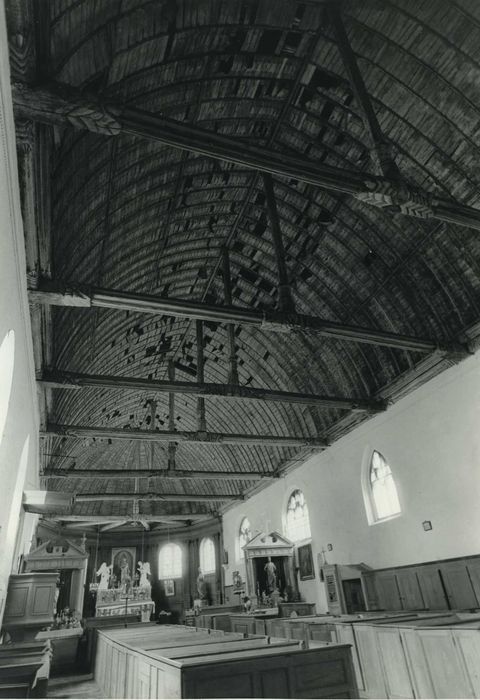 Eglise Saint-Lubin : Nef, vue générale