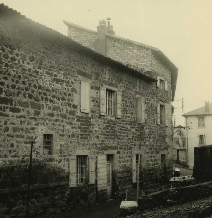 Ancien monastère des Augustines : Aile XVIIIe sur rue, vue partielle