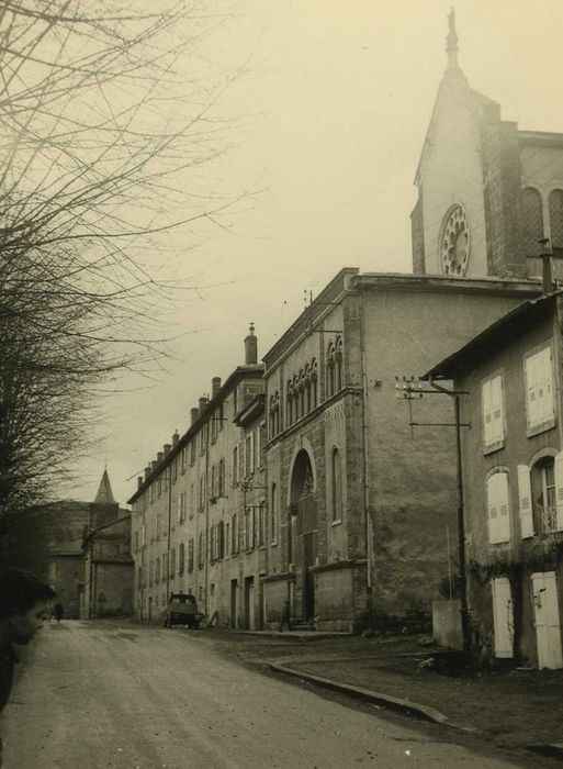 Ancien monastère des Augustines : Façade sur rue, vue générale