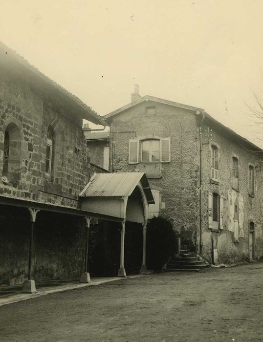 Ancien monastère des Augustines : Façade sur l’ancien jardin, vue partielle