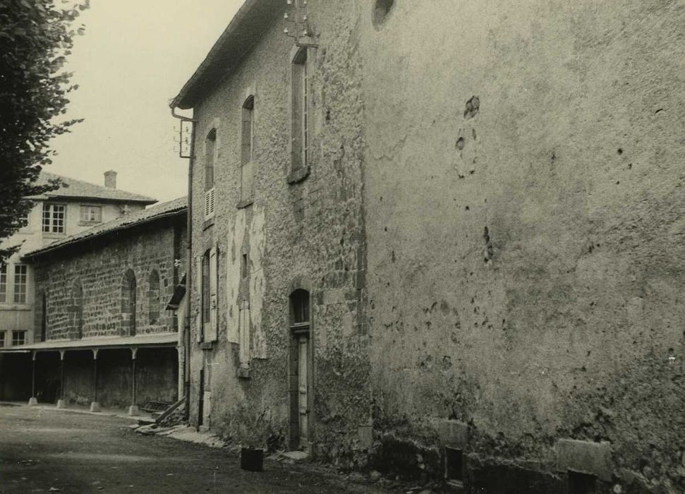 Ancien monastère des Augustines : Façade sur l’ancien jardin, vue partielle