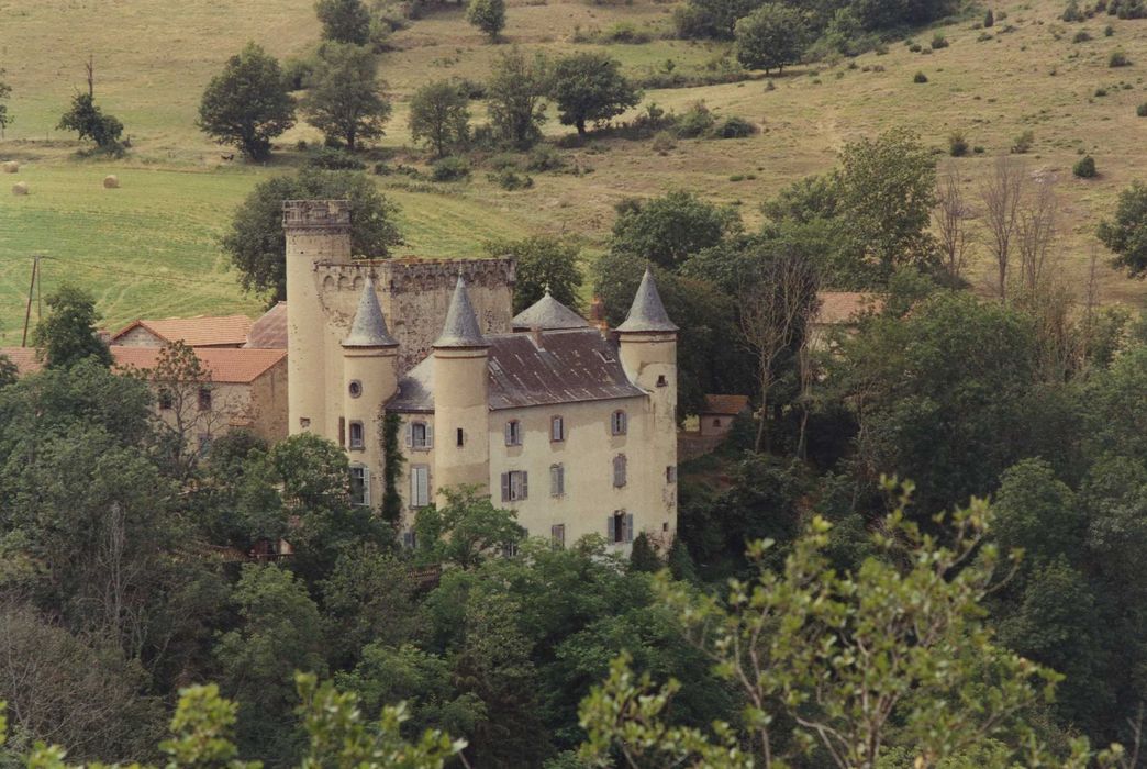 Château de Torsiac : Ensemble sud-est, vue générale