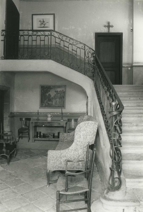 Château du Thiollent : Escalier d’honneur, vue générale