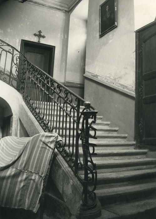 Château du Thiollent : Escalier d’honneur, vue partielle