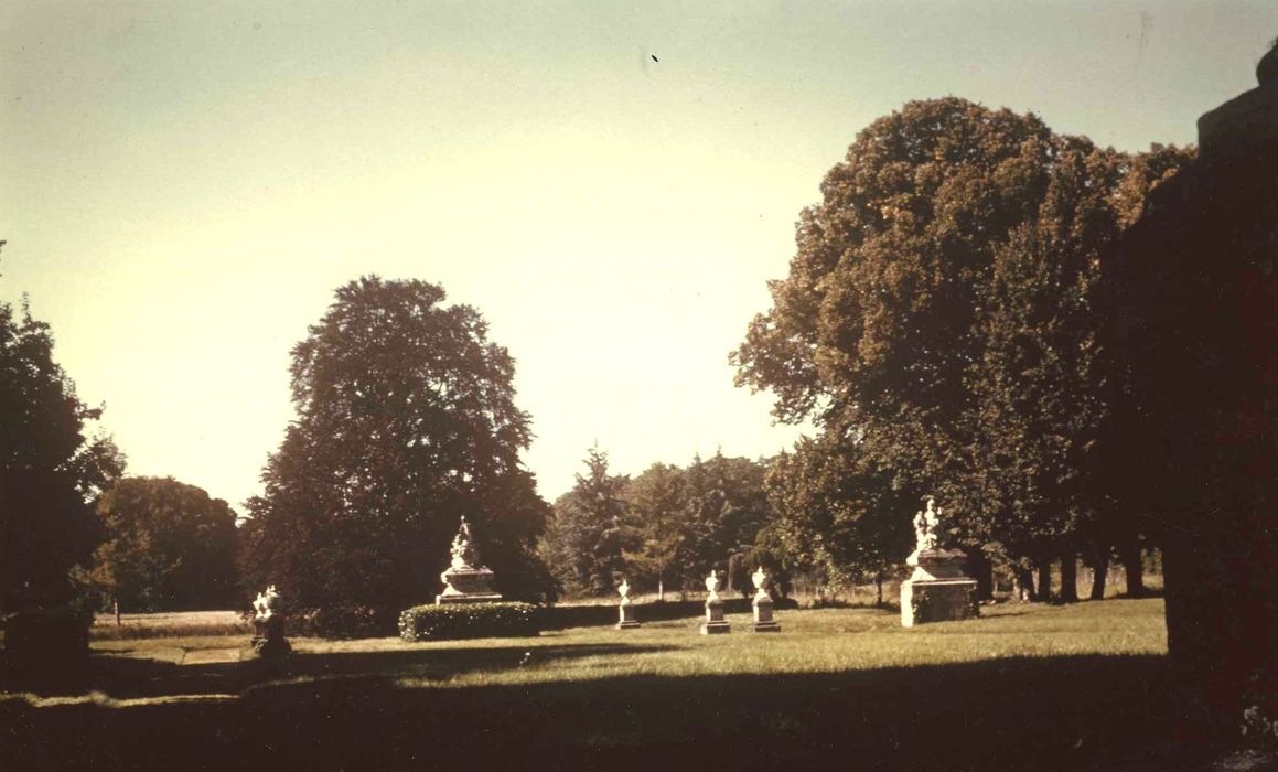 Château : Parc nord, vue générale