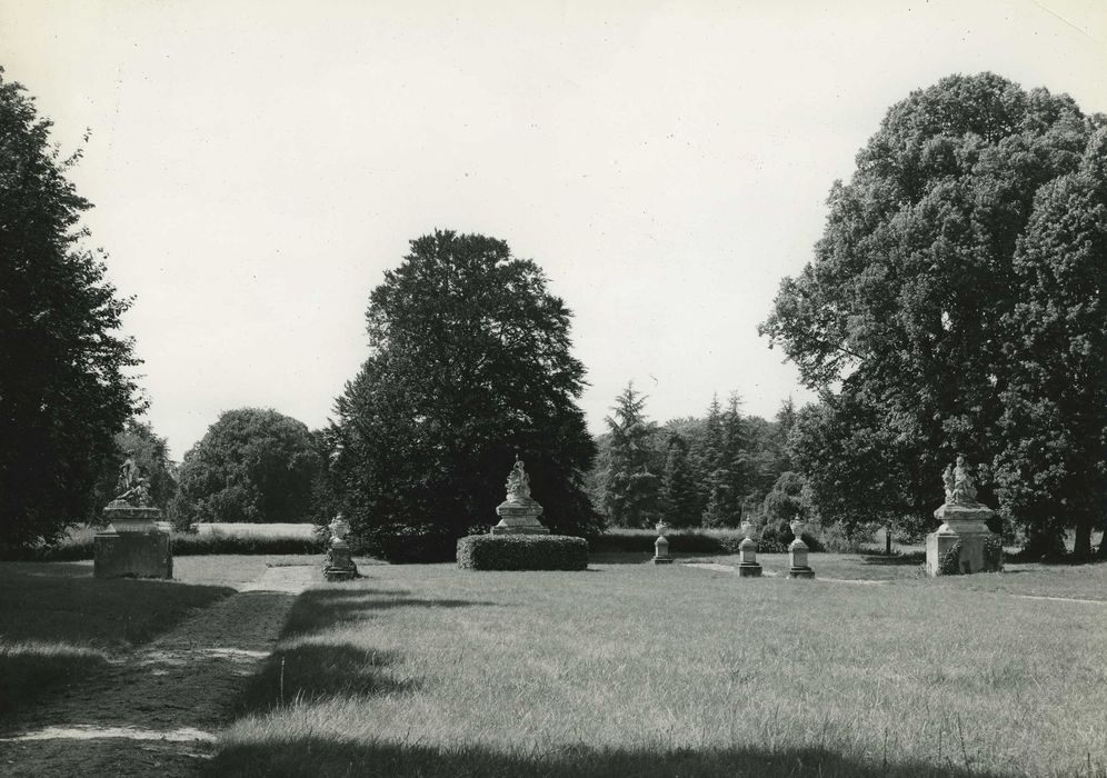 Château : Parc nord, vue générale