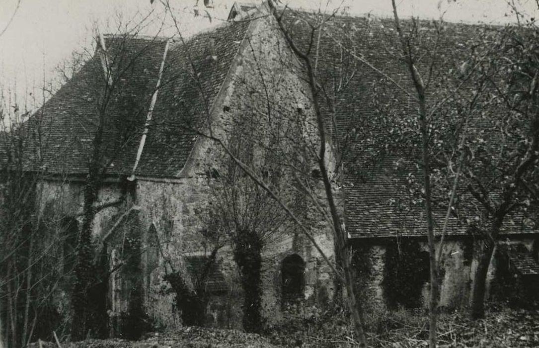 Eglise Saint-Jean-Baptiste : Façade latérale nord, vue partielle