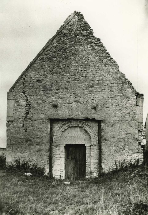 Ancienne église Saint-Martin : Façade occidentale, vue générale