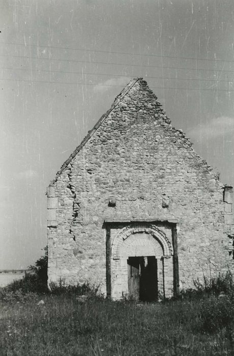 Ancienne église Saint-Martin : Façade occidentale, vue générale