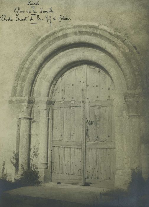 Eglise Saint-Amand : Portail ouest, vue générale