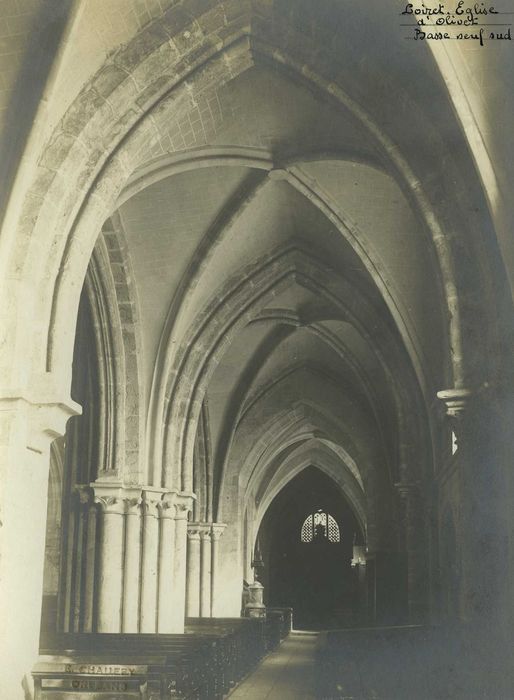 Eglise Saint-Martin : Collatéral sud, vue générale