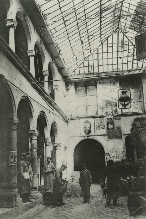 Maison dite de François Ier ou hôtel Toutin : Façade sur cour, vue partielle