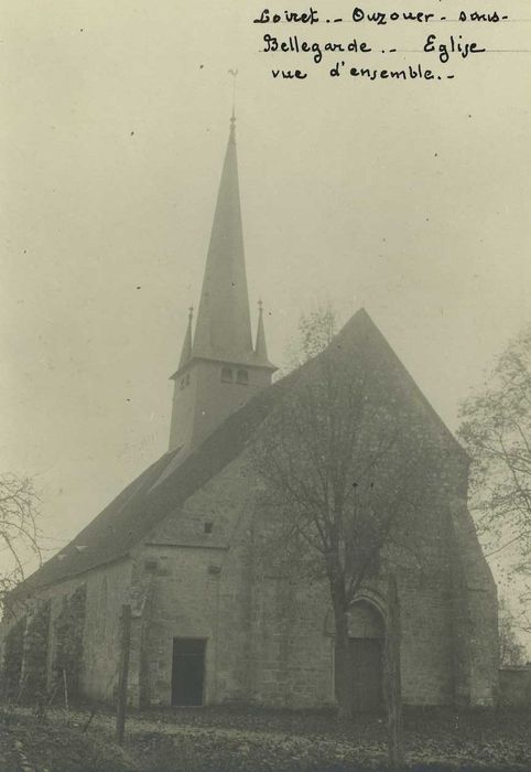 Eglise Saint-Denis : Façade occidentale, vue générale